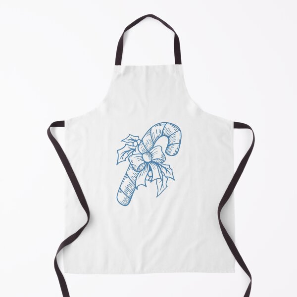 Item preview, Steel Blue Vintage Christmas Candy Cane Design designed and sold by pattern-archive.