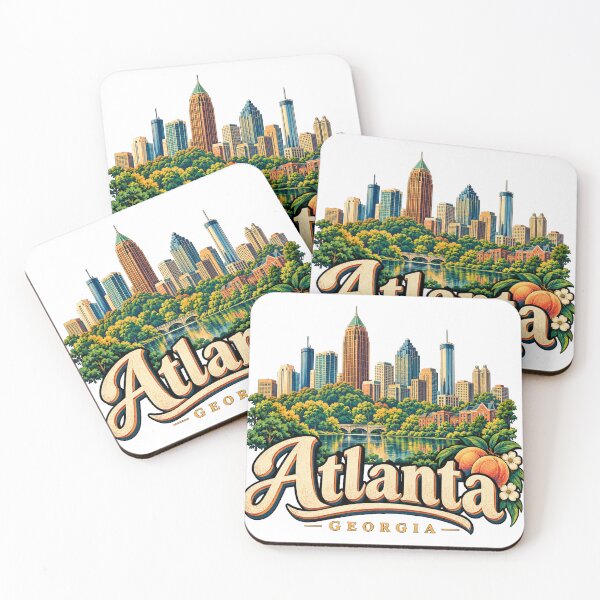 Item preview, Vintage Atlanta Georgia Travel Souvenir Landmark Gift designed and sold by MichaeIRellov.