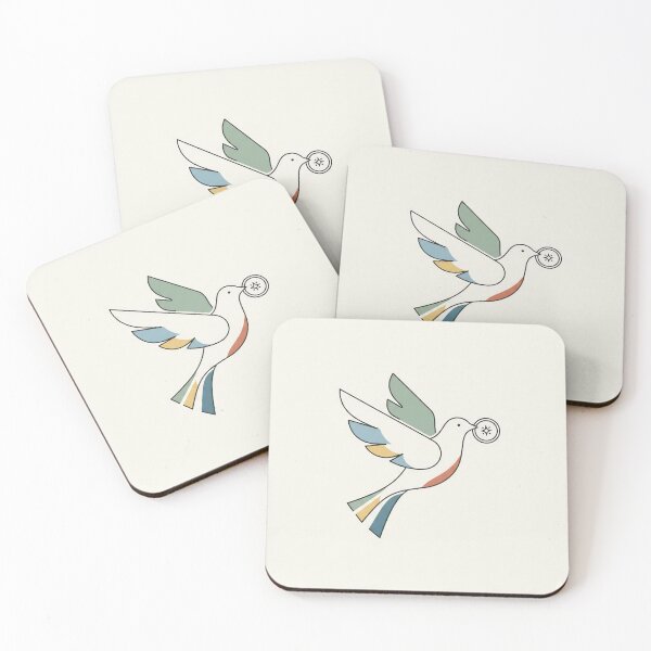 Item preview, Dove and Coin Money Peace Symbolic Art designed and sold by Glitchart66.