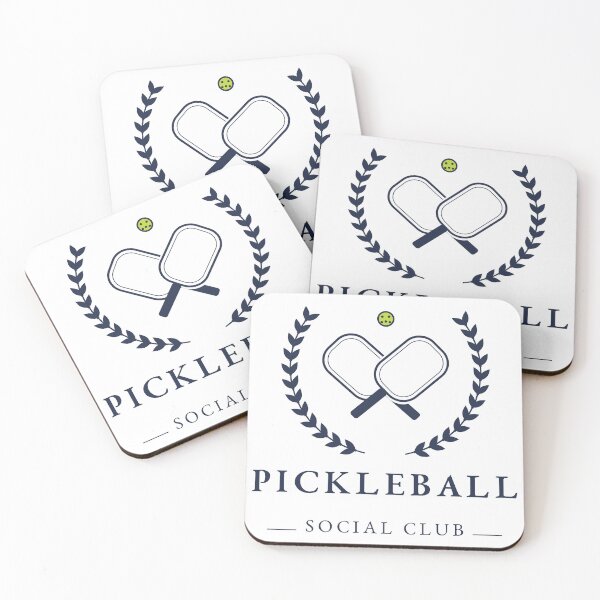 Item preview, Pickleball Social Club Vintage Crest Gift designed and sold by CourtCultureHQ.