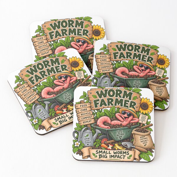 Item preview, Worm Farmer Life in a Better Bin Funny Composting Humor designed and sold by FindYouByZ.