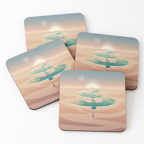 Item preview, Wealth Is a Mirage Surreal Money Nature Art designed and sold by Glitchart66.