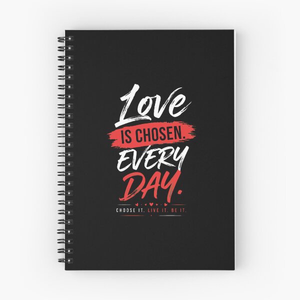 Item preview, Love Is Chosen Every Day - Inspirational Romantic Couple Shirt designed and sold by Vibe-Vary.