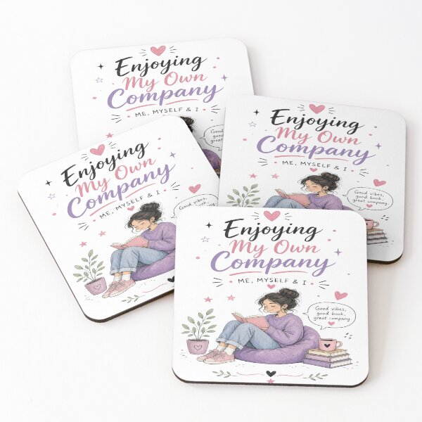 Item preview, Enjoying My Own Company T-Shirt – Book Lover Introvert Self Care Cozy Reading Girl Gift designed and sold by Sushikidsntoddlers.