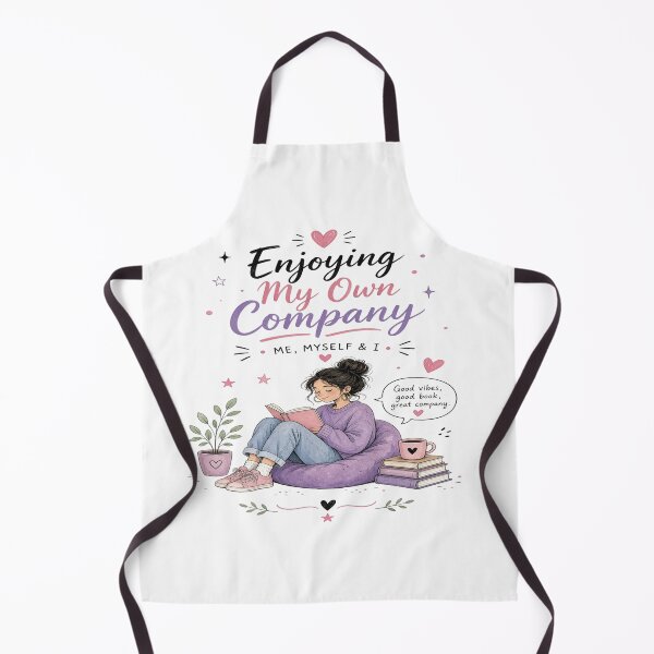 Item preview, Enjoying My Own Company T-Shirt – Book Lover Introvert Self Care Cozy Reading Girl Gift designed and sold by Sushikidsntoddlers.