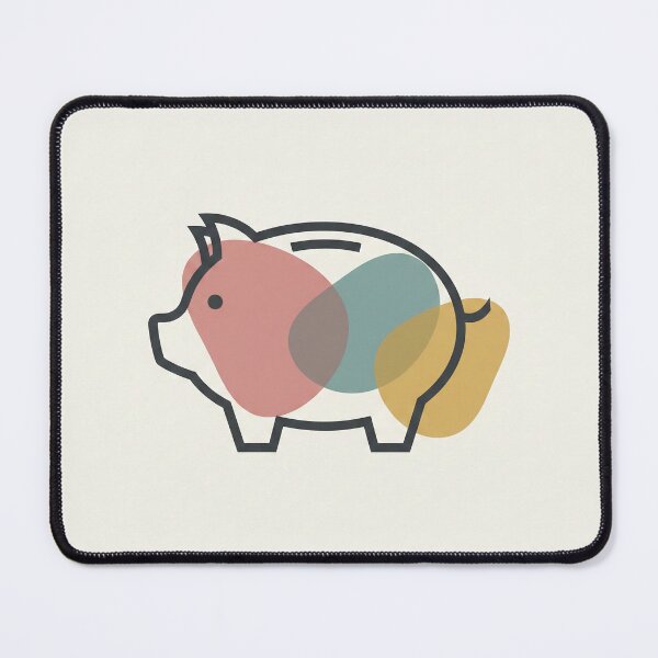 Item preview, Minimalist Piggy Bank Savings Money Art designed and sold by Glitchart66.