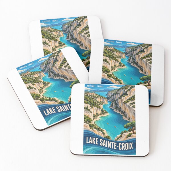 Item preview, Lake Sainte-Croix - France designed and sold by GoodOldVintage.