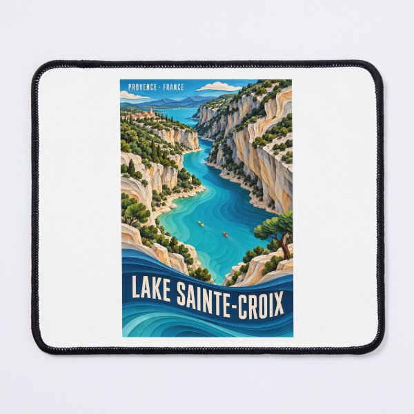 Item preview, Lake Sainte-Croix - France designed and sold by GoodOldVintage.