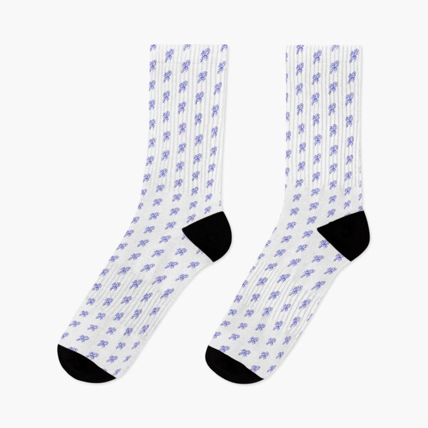 Item preview, Blue Vintage Christmas Candy Cane Design designed and sold by pattern-archive.
