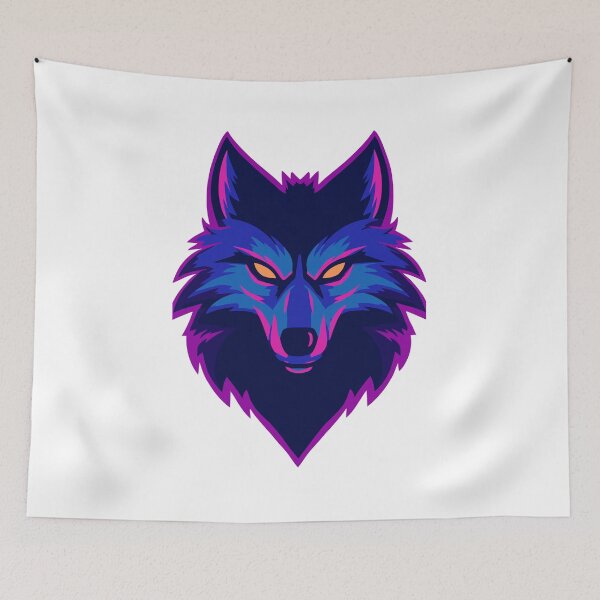Item preview, Neon Blue Wolf  designed and sold by manexus.