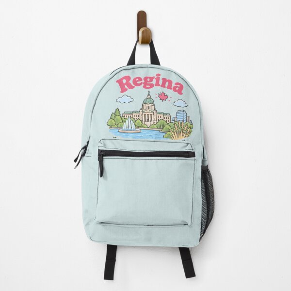 Item preview, Regina Canada Cute Pink Kawaii City designed and sold by HowToCanadian.