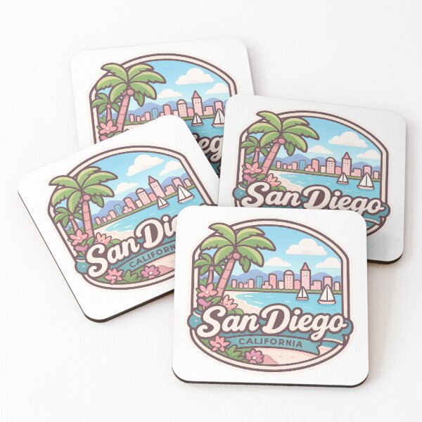 Item preview, San Diego California  designed and sold by PamLeeDesign.