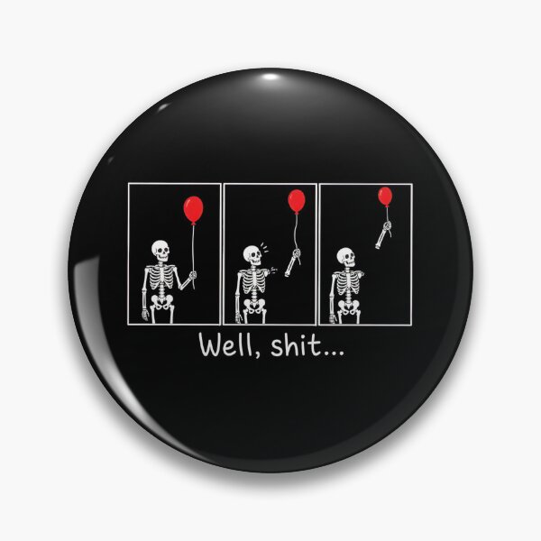 Item preview, Skeleton Balloon Oopsie Art designed and sold by OlyvieArt.