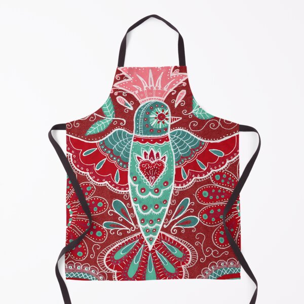 Item preview, Dove with Sacred Heart in Red and Teal designed and sold by Fani*.