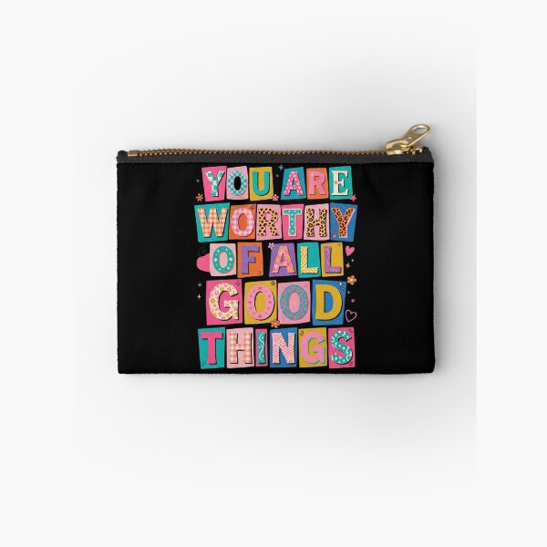 Item preview, You Are Worthy of All Good Things designed and sold by dudelinart.