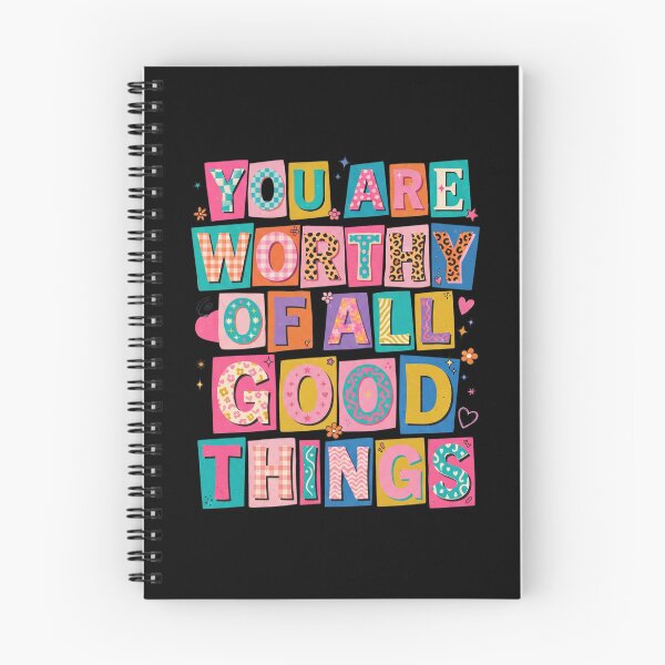 Item preview, You Are Worthy of All Good Things designed and sold by dudelinart.