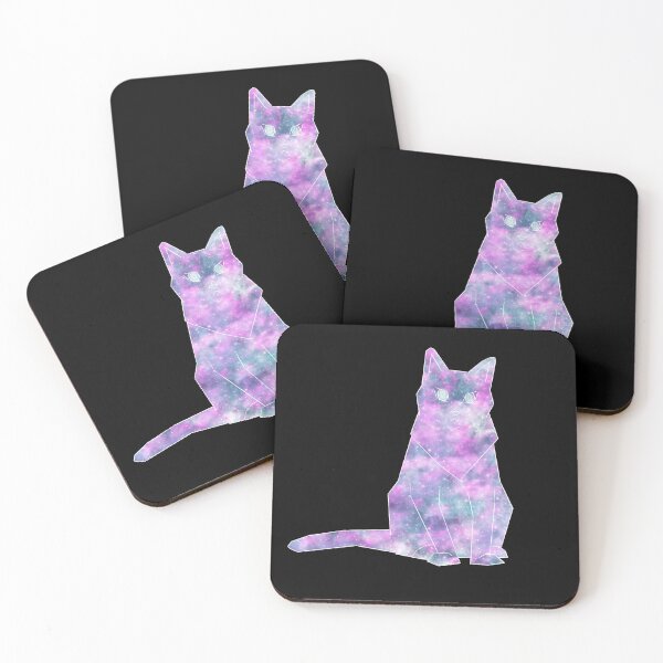 Item preview, Elegant Pastel Galaxy Space Cat designed and sold by ClarissaDoodles.
