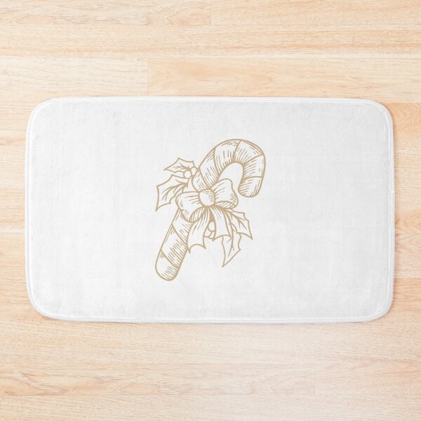 Item preview, Tan Vintage Christmas Candy Cane Design designed and sold by pattern-archive.