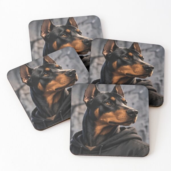 Item preview, Cool Doberman – Stylish Urban Dog designed and sold by MushArtist.