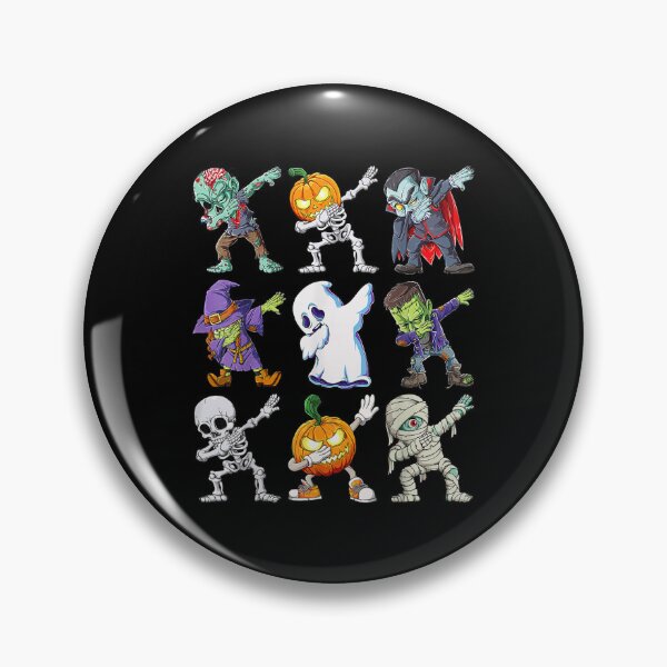 Item preview, Dabbing Halloween Boys Skeleton Zombie Scary Pumpkin Mummy  designed and sold by River Silva.