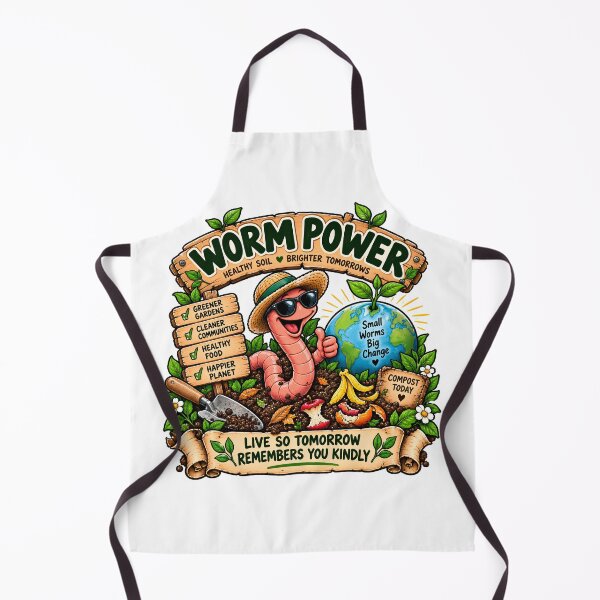 Item preview, Worm Power Small Worms Big Change Sustainable Gardening designed and sold by FindYouByZ.