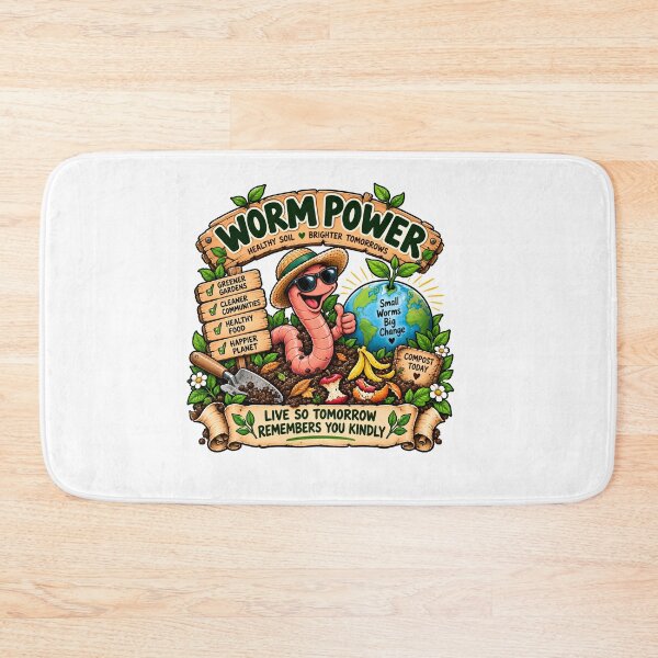 Item preview, Worm Power Small Worms Big Change Sustainable Gardening designed and sold by FindYouByZ.
