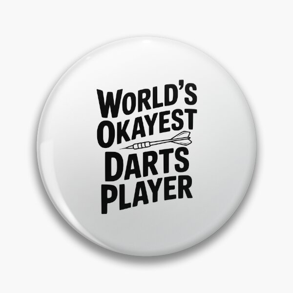 Item preview, World's Okayest Darts Player designed and sold by Frank Ring.