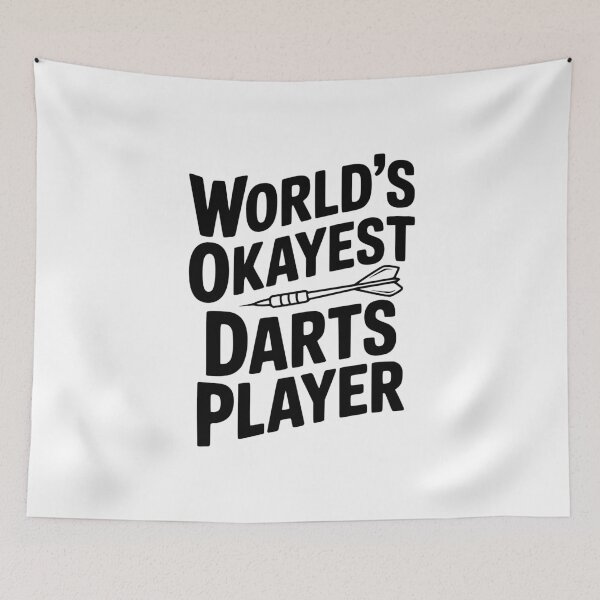Item preview, World's Okayest Darts Player designed and sold by Frank Ring.