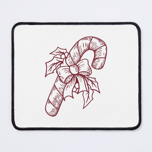Item preview, Burgundy Christmas Candy Cane designed and sold by pattern-archive.