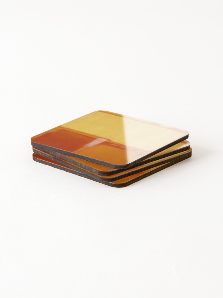 Thumbnail 4 of 5, Coasters (Set of 4), Mark Rothko abstract art - Mark Rothko paintings - Mark Rothko artwork - Mark Rothko artist - Mark Rothko modern art designed and sold by Rohyadalim.
