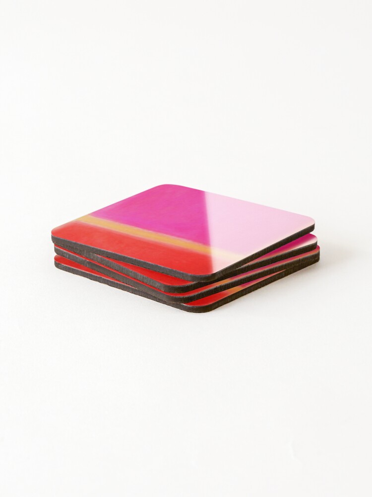 Thumbnail 4 of 5, Coasters (Set of 4), Mark Rothko abstract art - Mark Rothko paintings - Mark Rothko artwork - Mark Rothko artist - Mark Rothko modern art designed and sold by Rohyadalim.