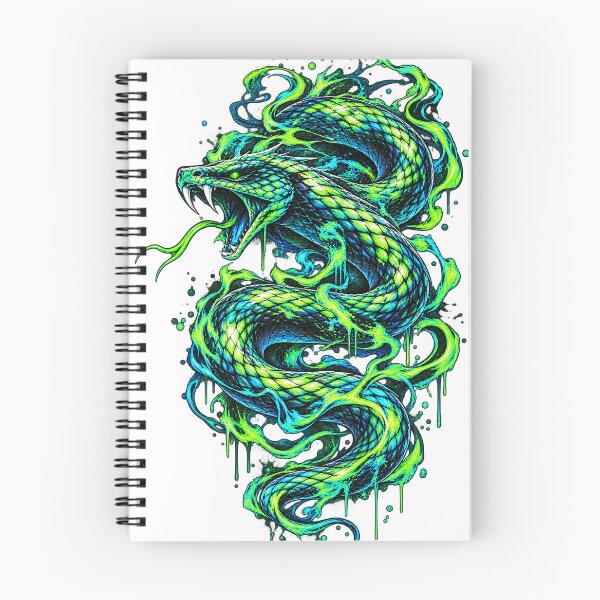 Item preview, Venom Rising: Neon Slime Serpent Tee designed and sold by A Light Worker.