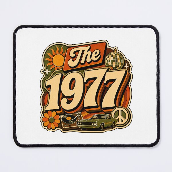 Item preview, The 1977 Retro Birthday designed and sold by RedCircleArt.