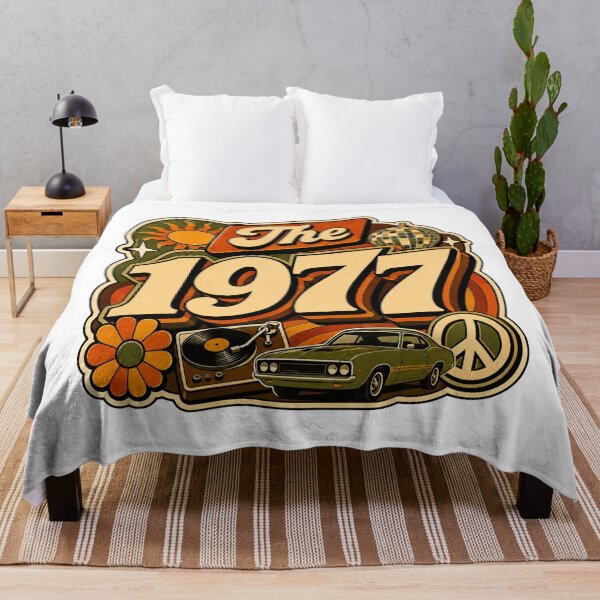 Item preview, The 1977 Retro Birthday designed and sold by RedCircleArt.