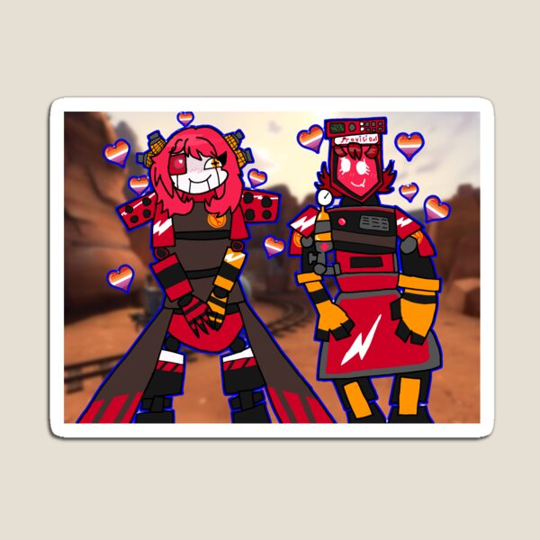 Item preview, tf2 clanker woman yuri designed and sold by jimblesstickies.