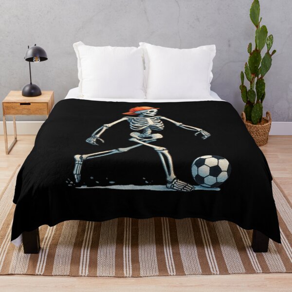 Item preview, Skeleton Soccer Halloween Costume Funny Men Boys Kids Tee  designed and sold by River Silva.