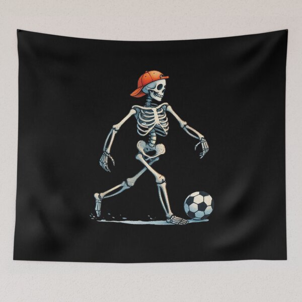 Item preview, Skeleton Soccer Halloween Costume Funny Men Boys Kids Tee  designed and sold by River Silva.