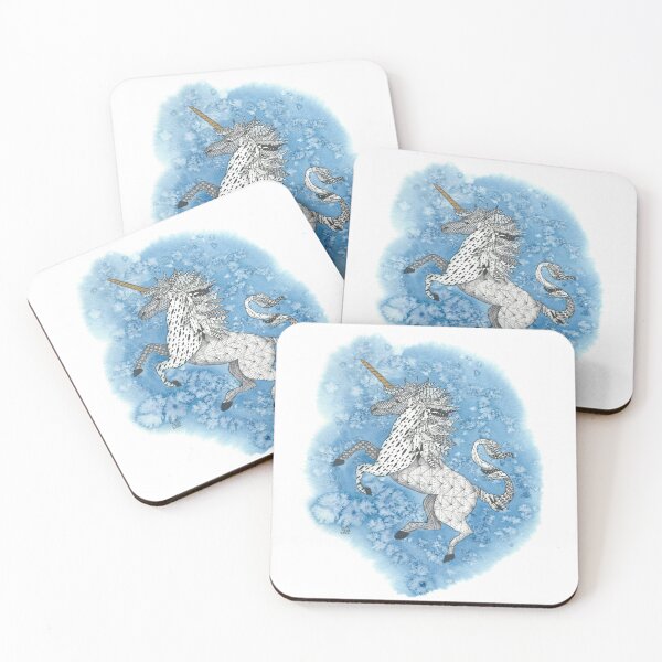 Item preview, Scottish Unicorn Watercolour Art Print | Keeper of the Glen designed and sold by WhiskyArt.