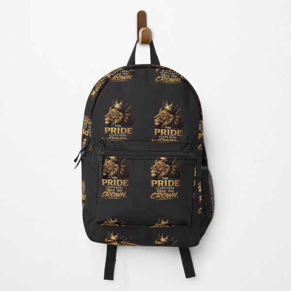 Item preview, The Pride Stops Here - Take The Crown | Regal Lion Motivation Design designed and sold by Bennie Singh.