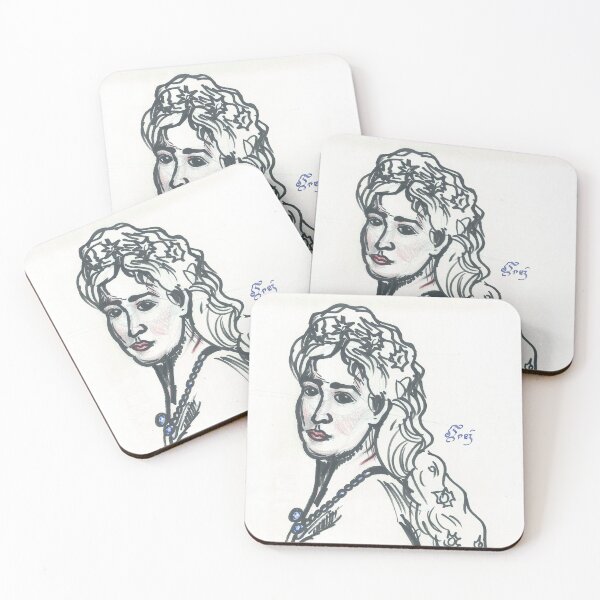 Item preview, Portrait of the empress Sissy designed and sold by HenrikssonFrej.