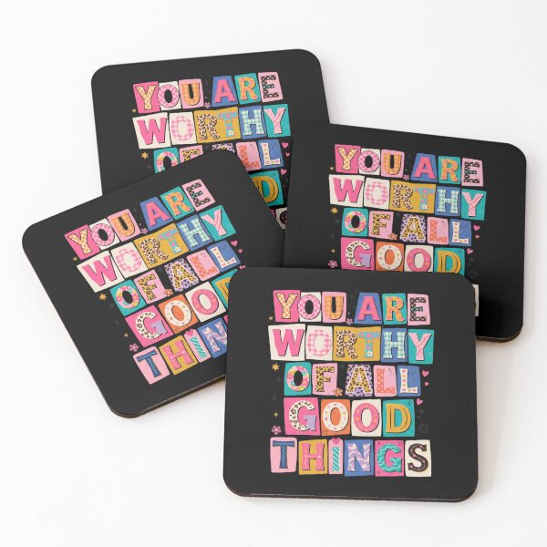 Item preview, You Are Worthy of Good Things designed and sold by dudelinart.
