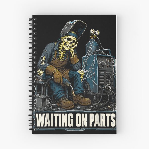 Item preview, Waiting On Parts Funny Welder Skeleton Humor Welding Men designed and sold by Crookedorbit ⭐⭐⭐⭐⭐ .