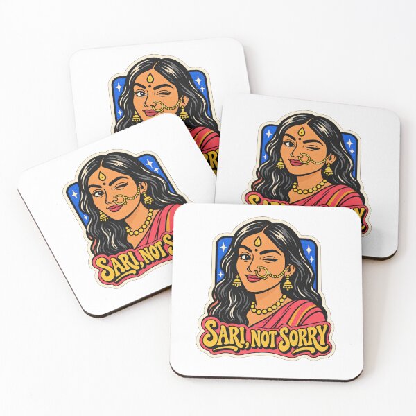 Item preview, Sari, Not Sorry – Sassy Desi Woman designed and sold by maluhtown.
