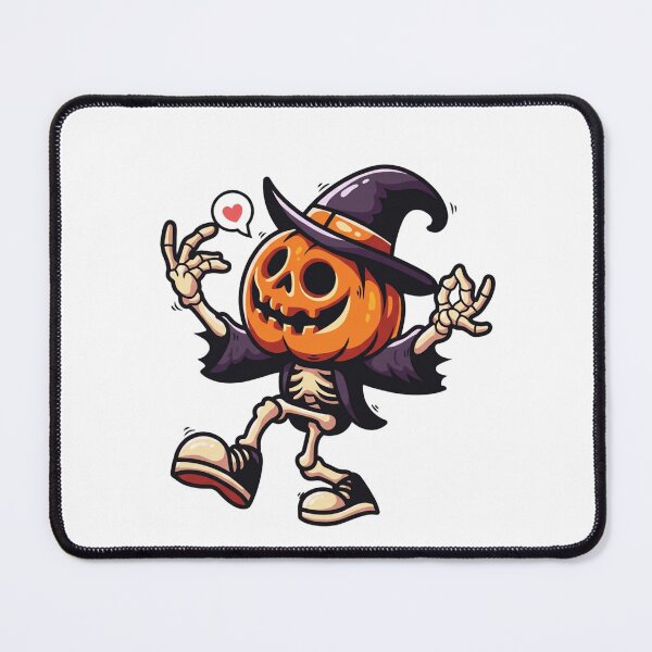 Item preview, Dancing Pumpkin Witch Skeleton designed and sold by Weird0Art.