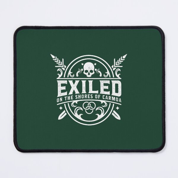Item preview, Exiled Logo- White designed and sold by BarelyCoolShop.