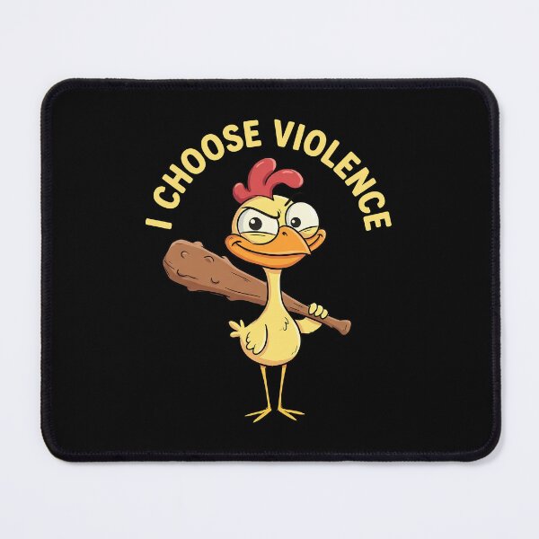 Item preview, I Choose Violence Funny Chicken designed and sold by Sekla-Studio.