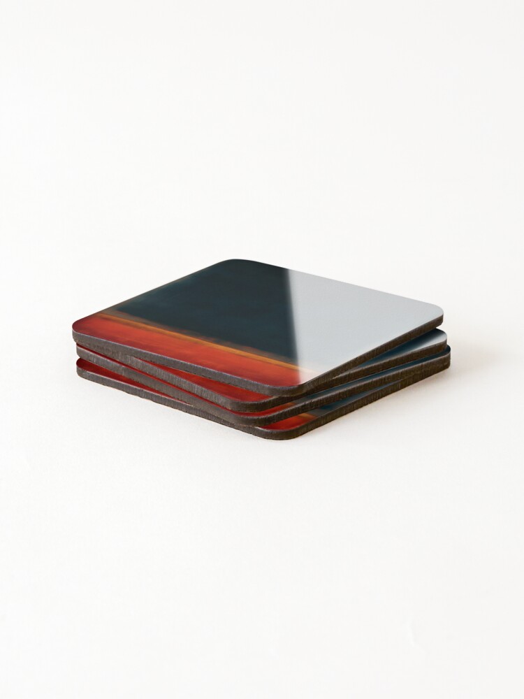 Thumbnail 4 of 5, Coasters (Set of 4), Mark Rothko abstract art - Mark Rothko paintings - Mark Rothko artwork - Mark Rothko artist - Mark Rothko modern art designed and sold by Rohyadalim.