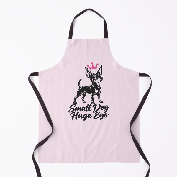 Item preview, Small Dog Huge Ego Min Pin Queen designed and sold by MavtM.