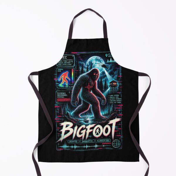 Item preview, Bigfoot – Cyber Glitch Cryptid Sighting designed and sold by JupiterGlitchEmpire.