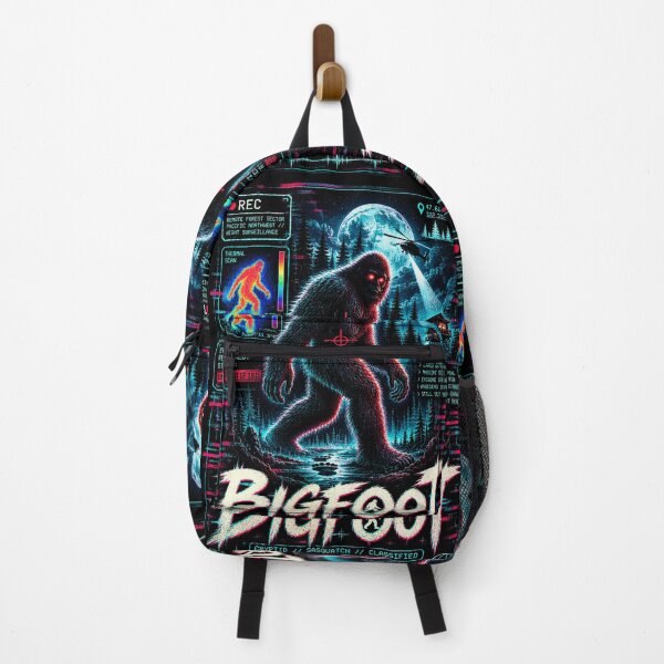 Item preview, Bigfoot – Cyber Glitch Cryptid Sighting designed and sold by JupiterGlitchEmpire.
